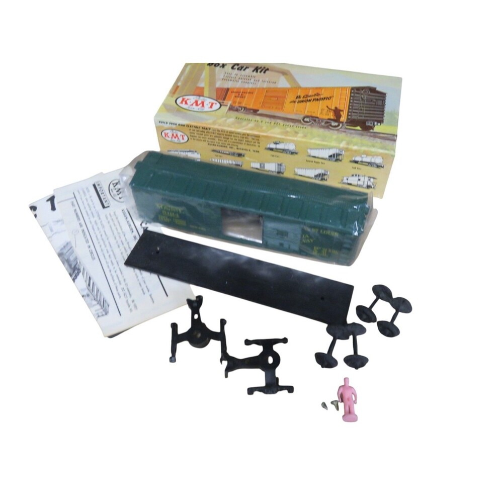 VTG KMT O Gauge Box Car Kit – M&StL #5124 Green – Unassembled w/ Box & Instruct